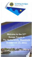 Europa Forum 2011, Maastricht, Holland.