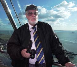DG Ron Twining at the top of the Spinnaker Tower in Portsmouth