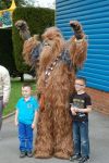 You never know who you will bump into at Paultons Park
