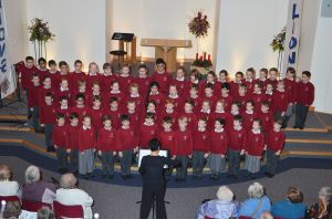 The delightful voices of the Grey House School Choir opened the evening.