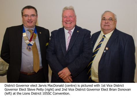 The District Governor Team for the new District 105SC The District Governor Team for the new District 105SC