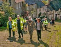 Lions Club of Gillingham, Mere and Shaftesbury on World Sight Day Photo Mike Swift, Mixa Images