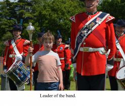 Posing proudly for the camera the is temprorary Funfest Bandleader.