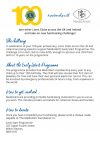 Lions 100 brief sheet