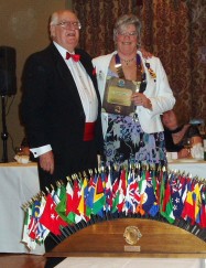 Lion Geoff receiving his MJF