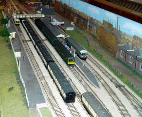A busy scene at Blandford Model Railway Exhibition A busy scene at Blandford Model Railway Exhibition