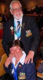 Lions Ron and Ann Twining