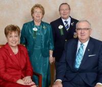Lion Christine and DG Roger with Linda and IP Wayne Madden